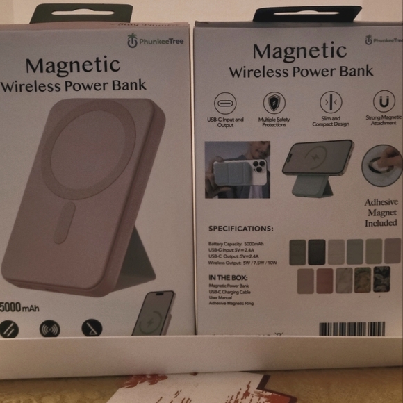 NWOT Magnetic Wireless Power Bank. - Picture 2 of 8